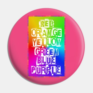 Pride Flag Colors & Meaning - Proudly Celebrate LGBT Diversity Rainbow Pride & Acceptance Apparel Pin