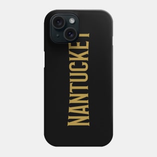 Nantucket City Typography Phone Case