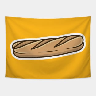 Bakery Fresh Cake Slice Sticker vector illustration. Bakery food object icon concept. Home and Restaurant breakfast food sticker vector design. Tapestry