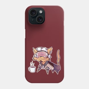 cats can have little a coffee Phone Case