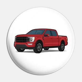 Car truck off road f-150 red Pin