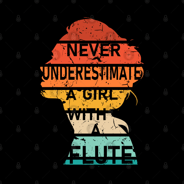 Never Underestimate a Girl with a Flute by Geoji 