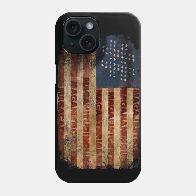 MAGAnificent Old Glory MAGA Gear Phone Case by MagaPress