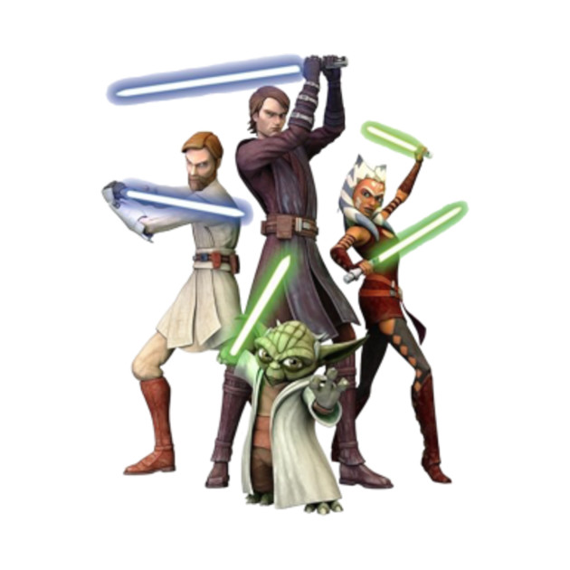 The Heroes of The Clone Wars - Phase 2 - Star Wars - T-Shirt | TeePublic