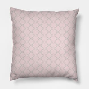 Double ZigZag From Blush and Grey Abstract Collection Pillow