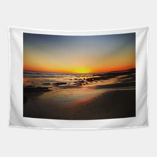 February Sunset in California Tapestry