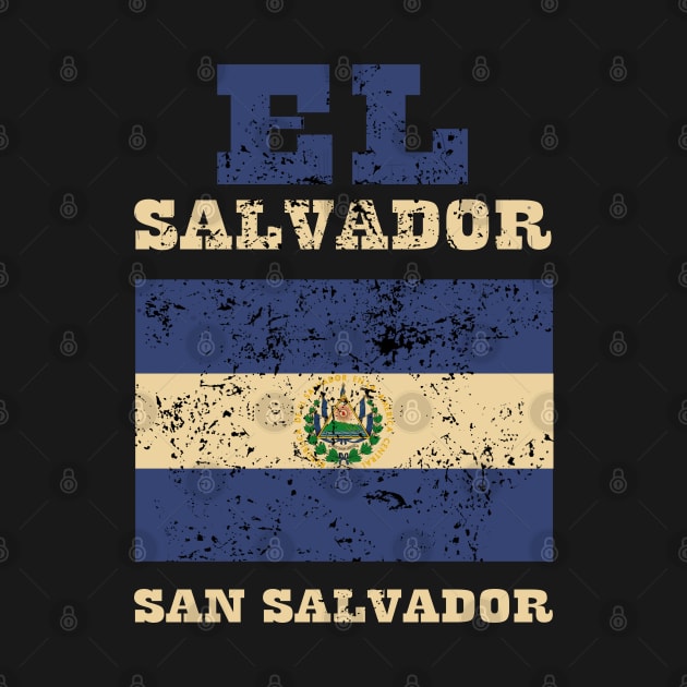 Flag of El Salvador by KewaleeTee