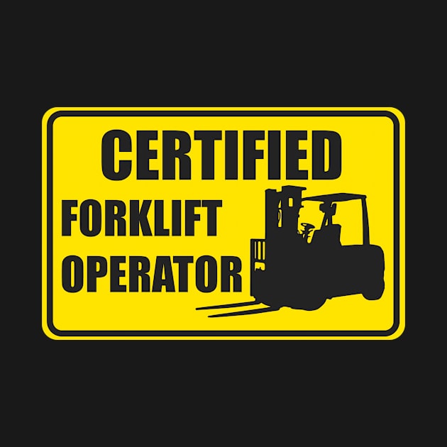 Certified Forklift Operator by TK Store