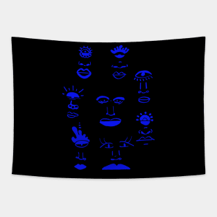 different faces Tapestry