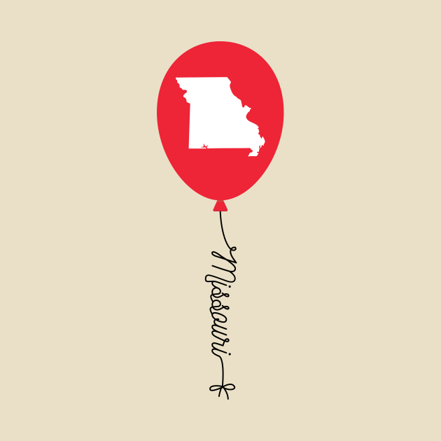 Disover Missouri State Balloon - Missouri State - T-Shirt