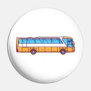 YELLOW TOURISM BUS Pin