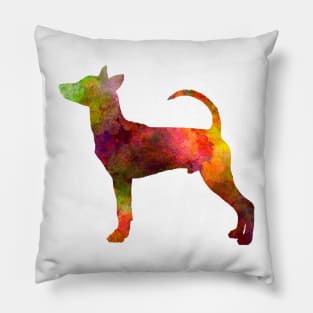 Taiwan Dog in watercolor Pillow