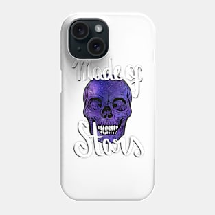 Made of stars Skull Galaxy Phone Case