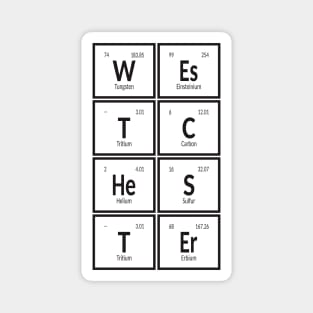 Westchester | Periodic Table Magnet