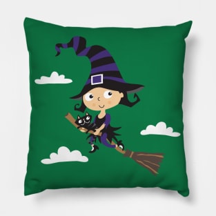 Cute Witch Pillow