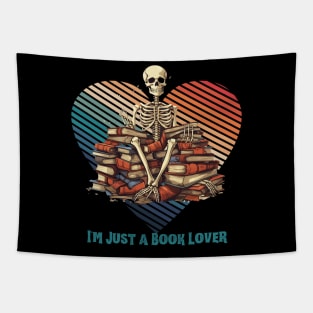 I'm Just a Book Lover Funny Halloween Gift Tapestry