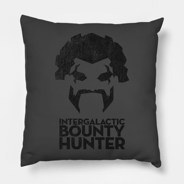 Intergalactic Bounty Hunter Pillow by Migs