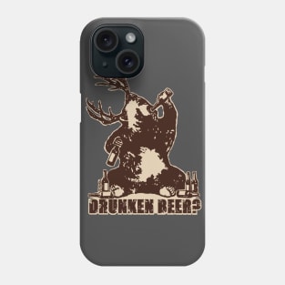 Bear, deer, drunken beer? Phone Case