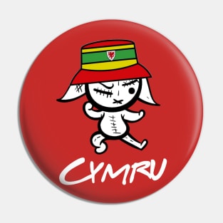 Cymru bucket hat rabbit, Yma O Hyd Pin