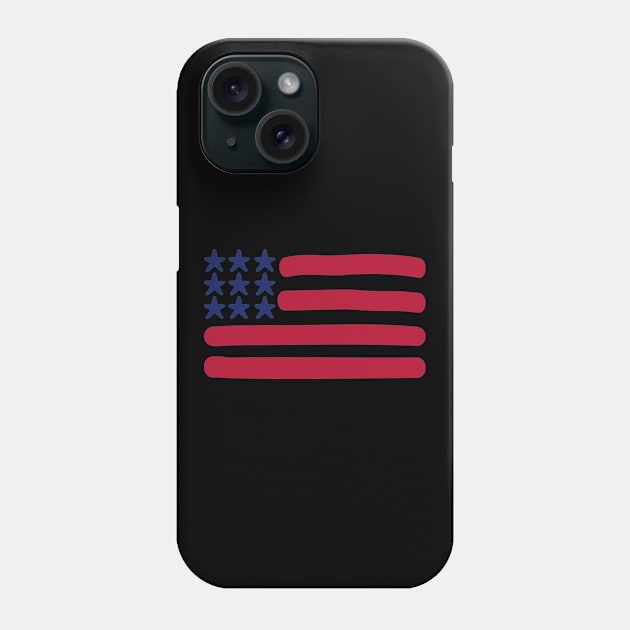 USA Flag Phone Case by Designzz