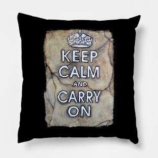 Keep Calm and Carry On Pillow