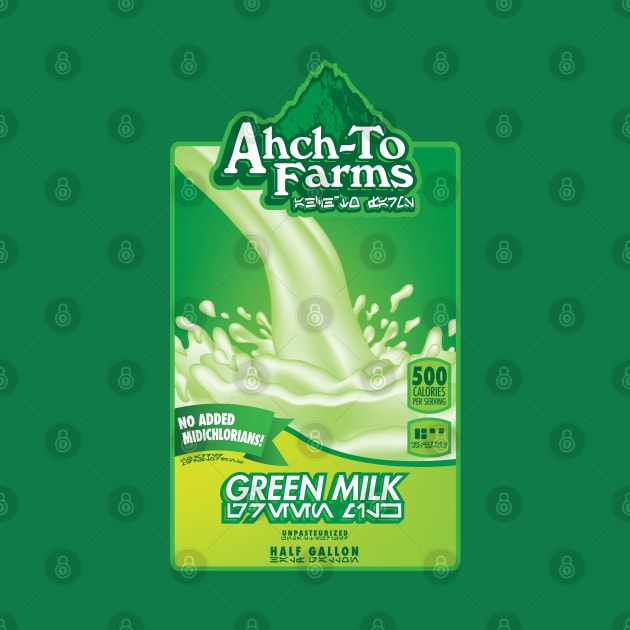 Ahch-To Farms Green Milk by ebbdesign