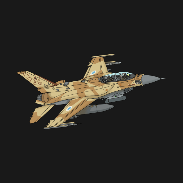 Israeli IAF Fighter jet. by JJadx