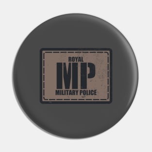 Royal Military Police Patch (distressed) Pin