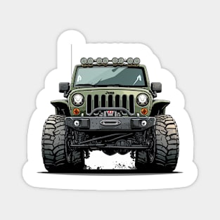 jeep, 4x4, adventure, funny jeep, jeep adventure, jeep lover, offroad, suv, wrangler, Magnet