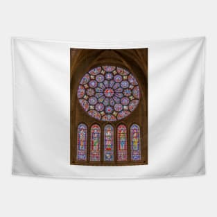 Rose Window of the Southern Transept of Chartres Cathedral, France Tapestry