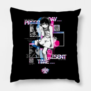 Glitched Experiments Pillow