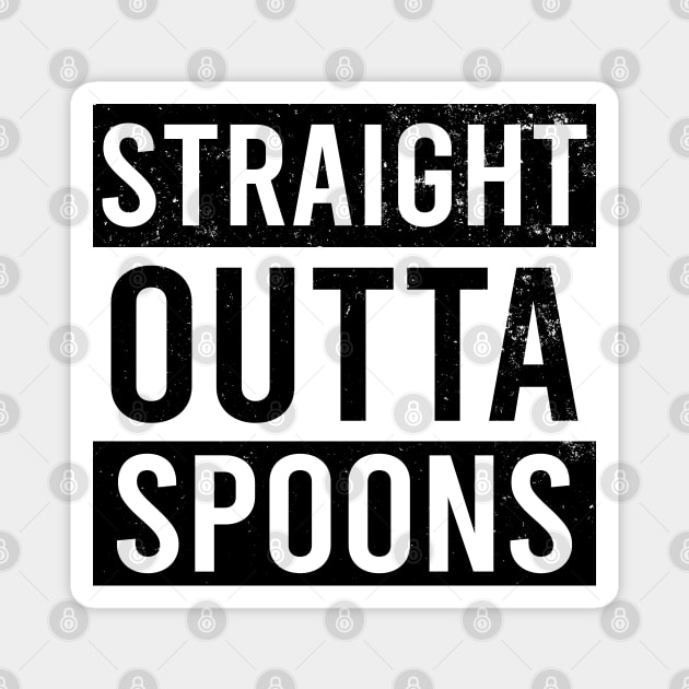 Straight Outta Spoons Magnet by Jesabee Designs