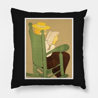 Vintage 1900's Illustration Pillow