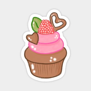 Kawaii Cupcake Magnet