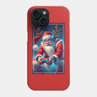 Video Game Controller Christmas Santa Hat Gamer Boys Xmas Phone Case