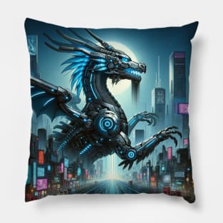 Titanium Talon: Sovereign of the Cyber Streets Pillow