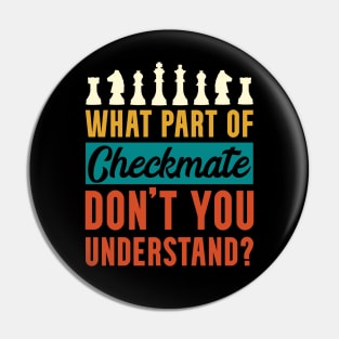Checkmate Chess Pin