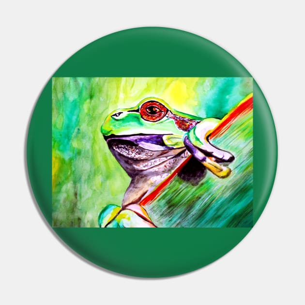 Tree Frog Pin by danieljanda