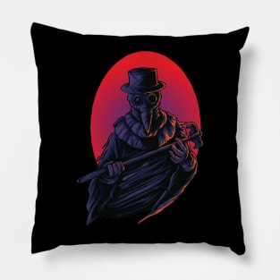 plague doctor Pillow