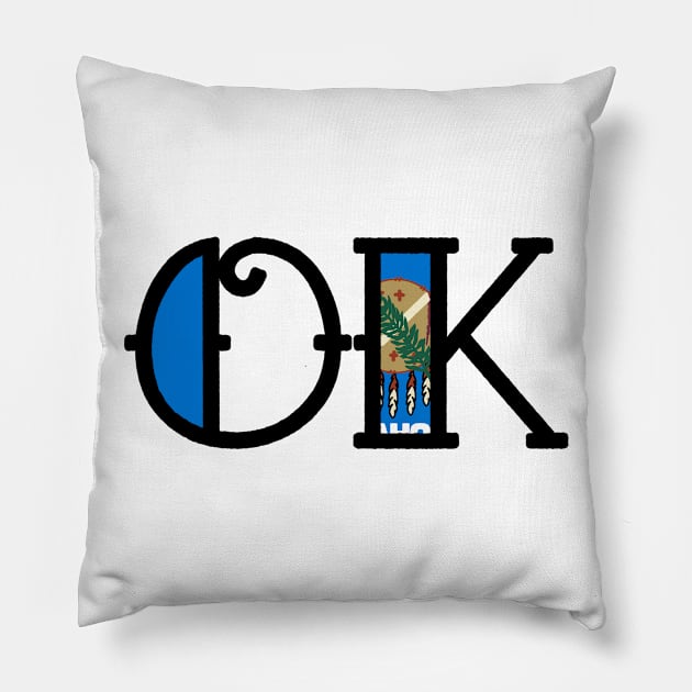 Oklahoma Pillow by kmtnewsmans