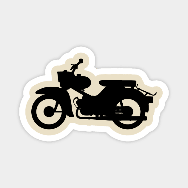 Simson Star silhouette Magnet by GetThatCar