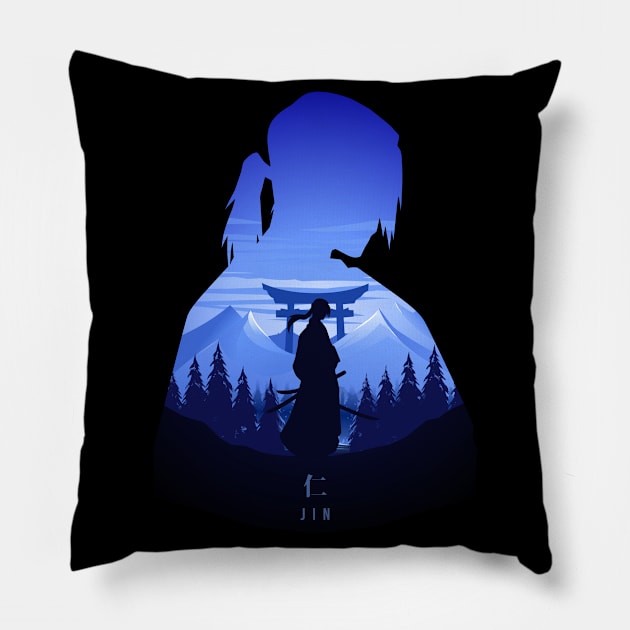 Jin Samurai Champloo Pillow by The Artz