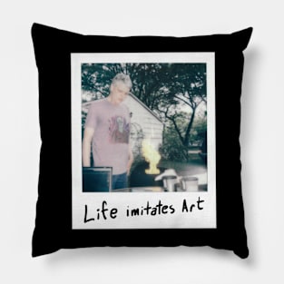 Life Imitates Art Pillow