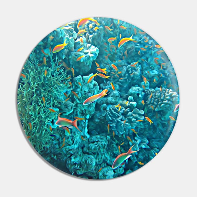 Colorful reefs and fish Pin by Artaron