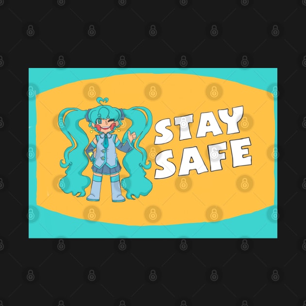 Miku says: stay safe! by Wormunism