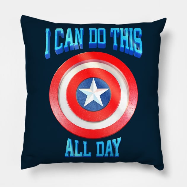 I can do this all day Pillow by Nakano_boy