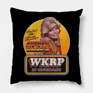 Jennifer Marlowe Receptionist at WKRP in Cincinnati Pillow