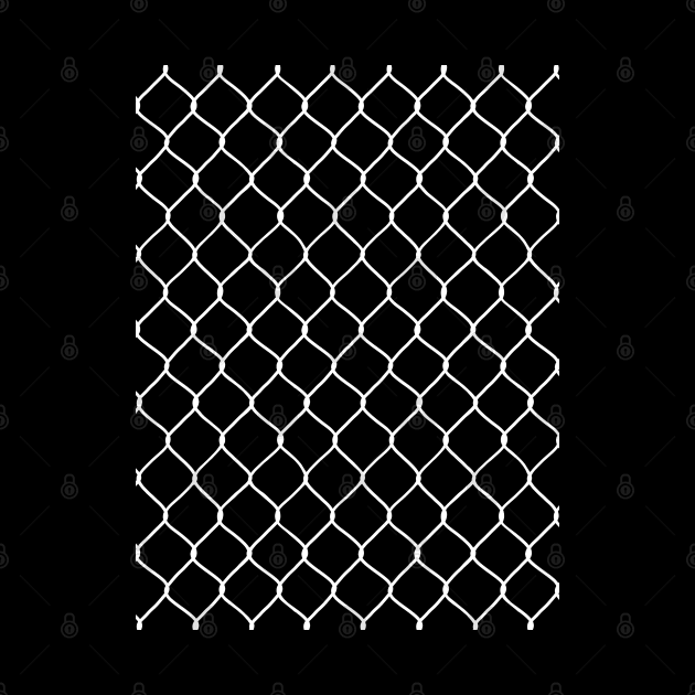 Chain Link Fence (White) by inatorinator