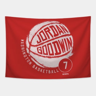 Jordan Goodwin Washington Basketball Tapestry