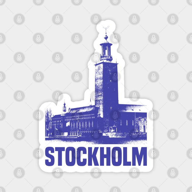 Stockholm Magnet by Den Vector